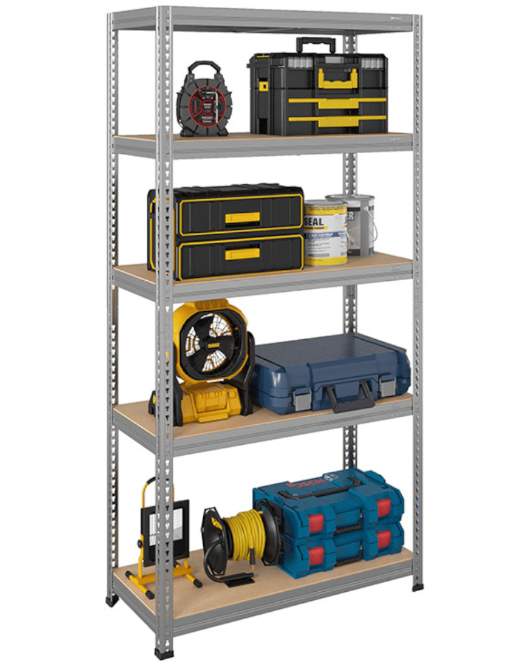 Стеллаж быстросборный ЛОФТ (SBL) 1800x1200x400 5 полок (цинк) купить в Смоленске