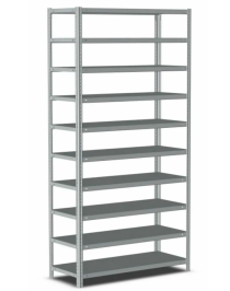 Стеллаж металлический Титан МС-500 2500х1500х600 10 полок