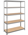 Стеллаж быстросборный ЛОФТ (SBL) 1800x1200x450 5 полок (цинк)