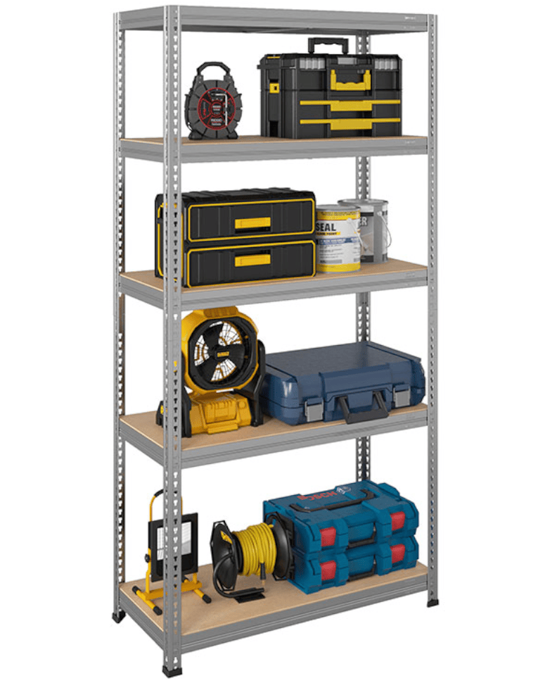 Стеллаж быстросборный ЛОФТ (SBL) 1800x1200x450 5 полок (цинк) купить в Смоленске