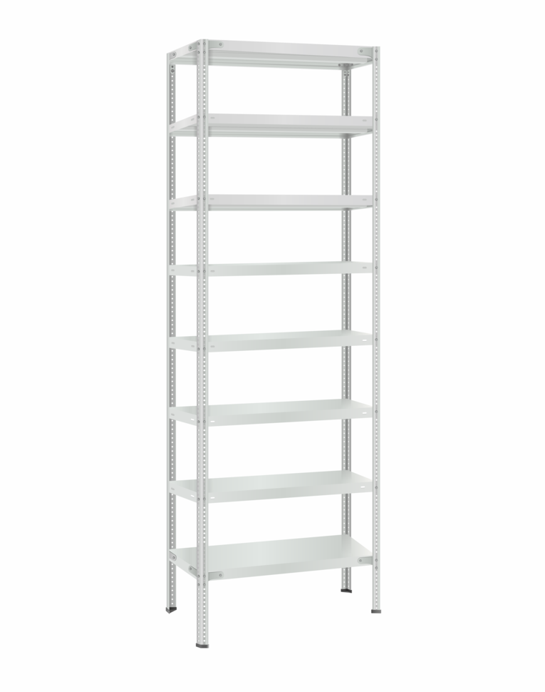 Стеллаж металлический Титан МС-500 2300х700х500 8 полок купить в Смоленске