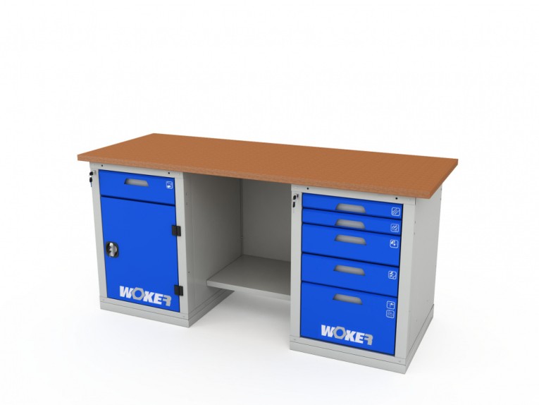 Верстак двухтумбовый WOKER PRO 2205.1800 купить в Смоленске