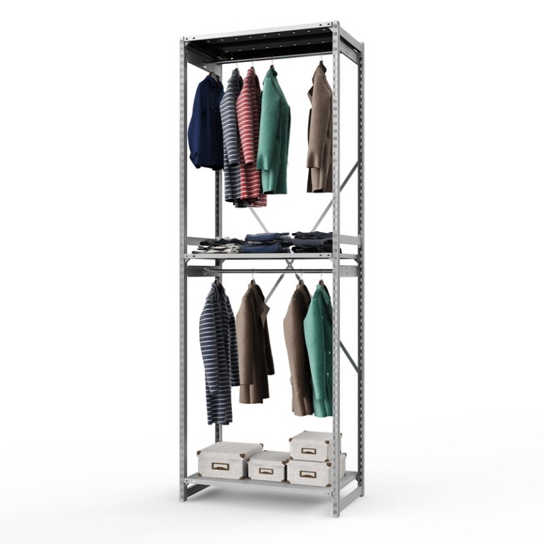 Стеллаж металлический ТСУ Универсал, 3000х1060х600 мм.Штанги: 2шт. Полки: металл усил. перф. 3 шт. купить в Смоленске