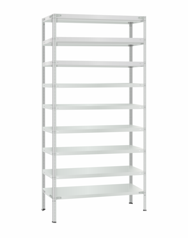 Стеллаж металлический Титан МС-500 3000х1000х300 9 полок купить в Смоленске Стеллаж металлический Титан МС-500 3000х1000х300 9 полок купить в Смоленске