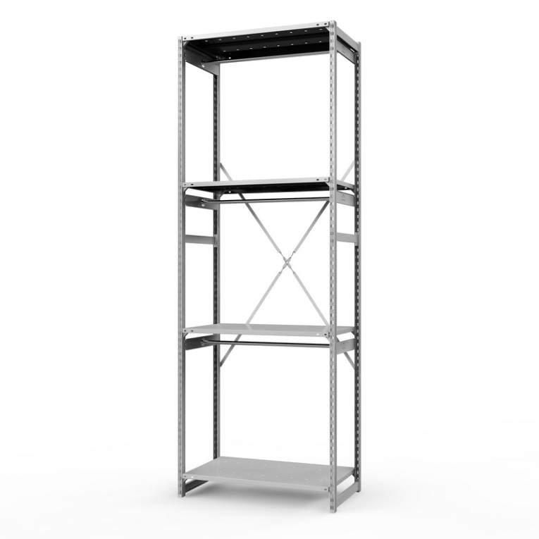 Стеллаж металлический ТСУ Универсал, 3000х1060х600 мм.Штанги: 3шт. Полки: металл усил. перф. 4 шт. купить в Смоленске