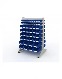 Стеллаж для пластиковых лотков SORTEX двухсторонний 1500x1000x800.06