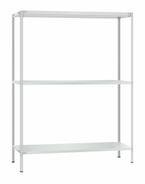 Стеллаж металлический Титан МС-500 2300х1500х600 3 полки Стеллаж металлический Титан МС-500 2300х1500х600 3 полки