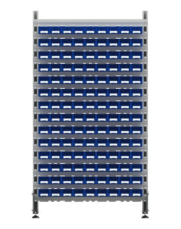 Стеллаж для пластиковых лотков SORTEX двухсторонний 1800x1000x800.01 купить в Смоленске