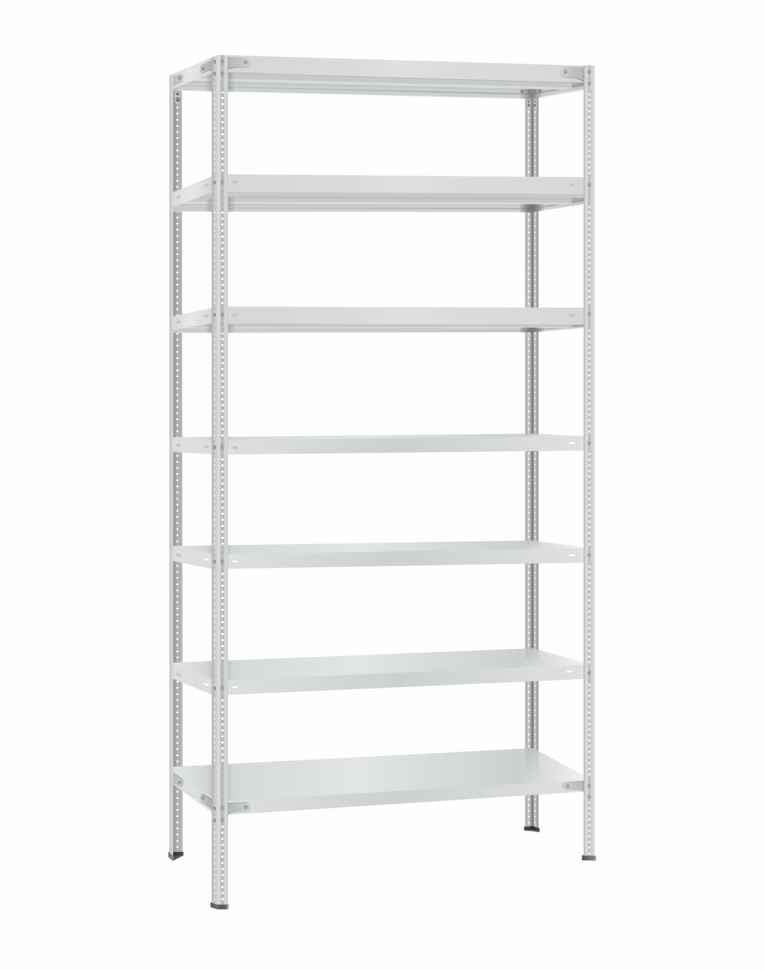 Стеллаж металлический Титан МС-500 2300х1000х300 7 полок купить в Смоленске Стеллаж металлический Титан МС-500 2300х1000х300 7 полок купить в Смоленске