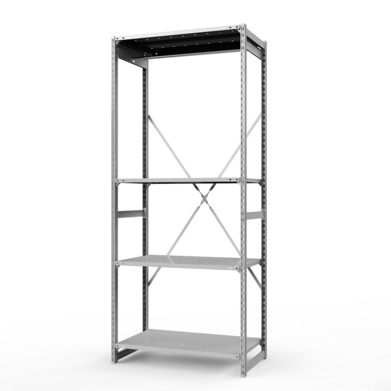 Стеллаж металлический ТСУ Универсал, 2500х1060х500 мм.Штанги: 1шт. Полки: металл перф. 4 шт. купить в Смоленске