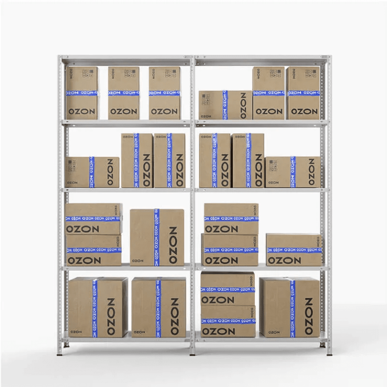 Стеллаж ПВЗ Озон 2000х2000х400 5 полок купить в Смоленске