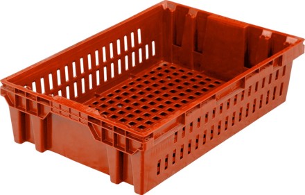 Ящик хлебный 600х400х152,5 красный вес 1,4 кг купить в Смоленске