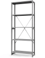 Стеллаж ТСУ 2000x700x300 5 полок (150 кг, металл) Стеллаж ТСУ 2000x700x300 5 полок (150 кг, металл)