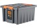 Контейнер особопрочный Rox Box PRO 36 (500х390х250 мм с крышкой и клипсами, антрацит) купить в Смоленске