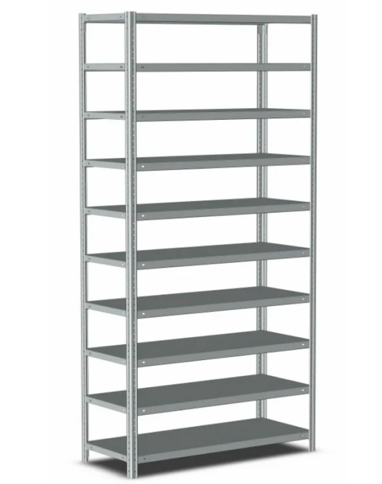 Стеллаж металлический Титан МС-500 1000х700х500 10 полок купить в Смоленске
