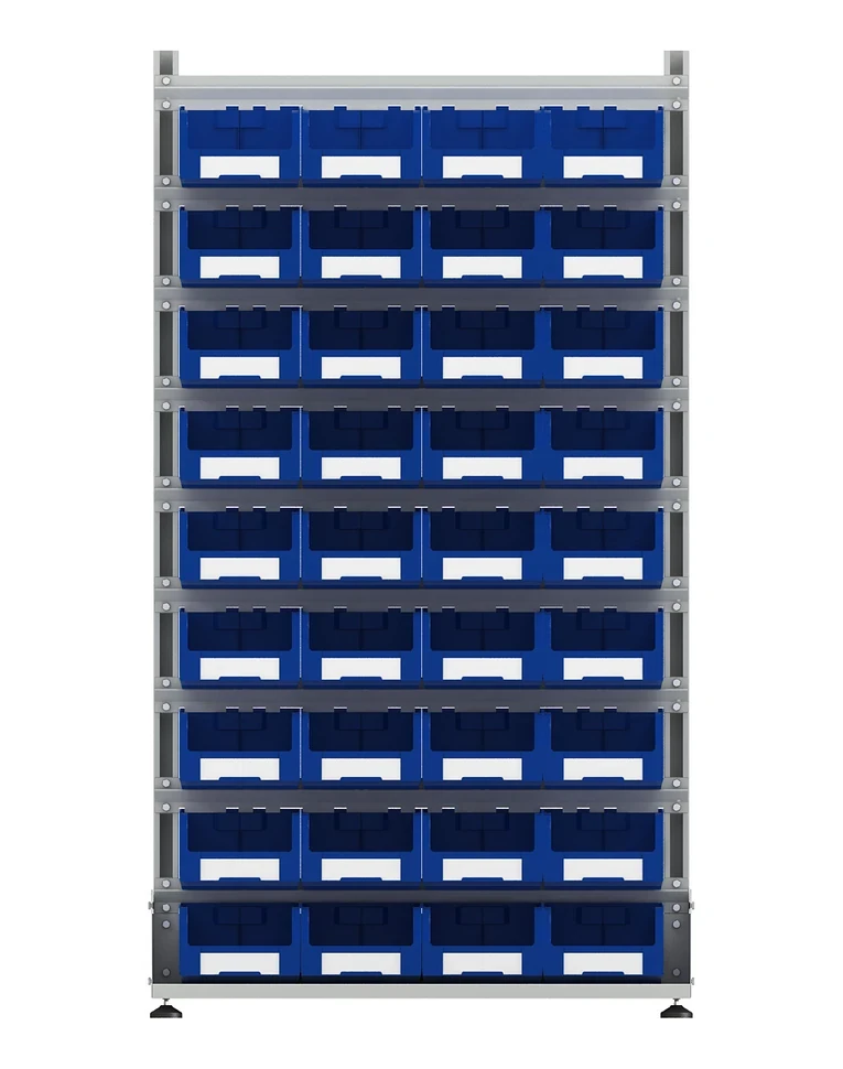 Стеллаж для пластиковых лотков SORTEX односторонний 1800x1000x450.03 купить в Смоленске