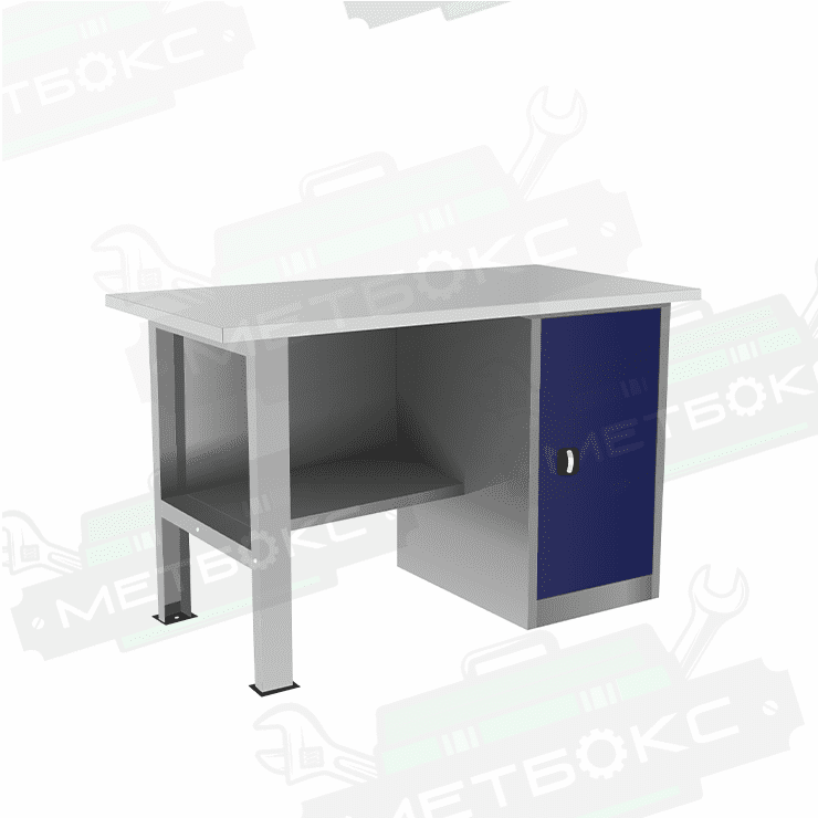 Однотумбовый слесарный верстак ВП-2/1,6 купить в Смоленске Однотумбовый слесарный верстак ВП-2/1,6 купить в Смоленске