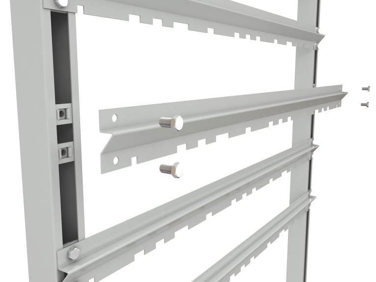 Стеллаж для пластиковых лотков SORTEX односторонний 1800x1000x450.06 купить в Смоленске