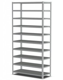 Стеллаж MS Strong 2550х1000х700 10 полок Стеллаж MS Strong 2550х1000х700 10 полок