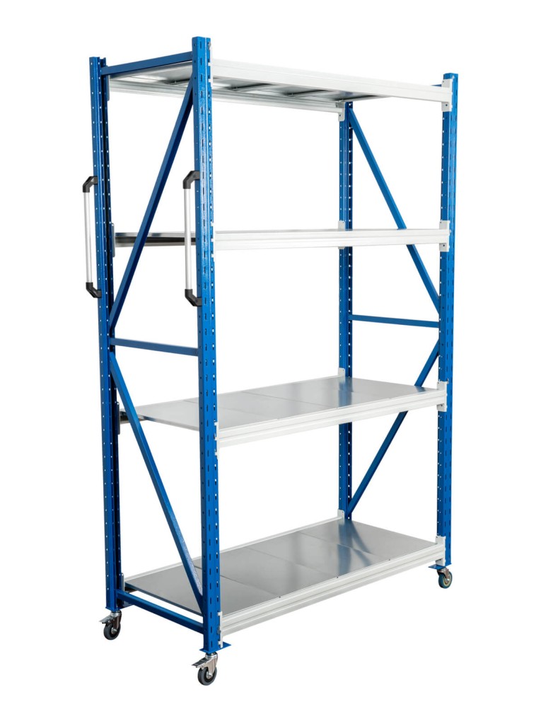 Стеллаж мобильный БиКом СТ-4 300x120x90 4 полки купить в Смоленске