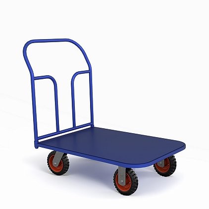 Тележка платформенная ТП 6 (г/п 550 кг, 1200x800 мм, колеса литая протекторная резина 200 мм) купить в Смоленске Тележка платформенная ТП 6 (г/п 550 кг, 1200x800 мм, колеса литая протекторная резина 200 мм) купить в Смоленске