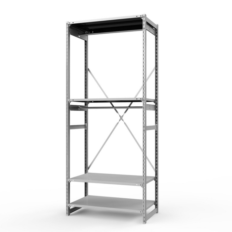Стеллаж металлический ТСУ Универсал, 2500х1060х600 мм.Штанги: 2шт. Полки: металл 4 шт. купить в Смоленске