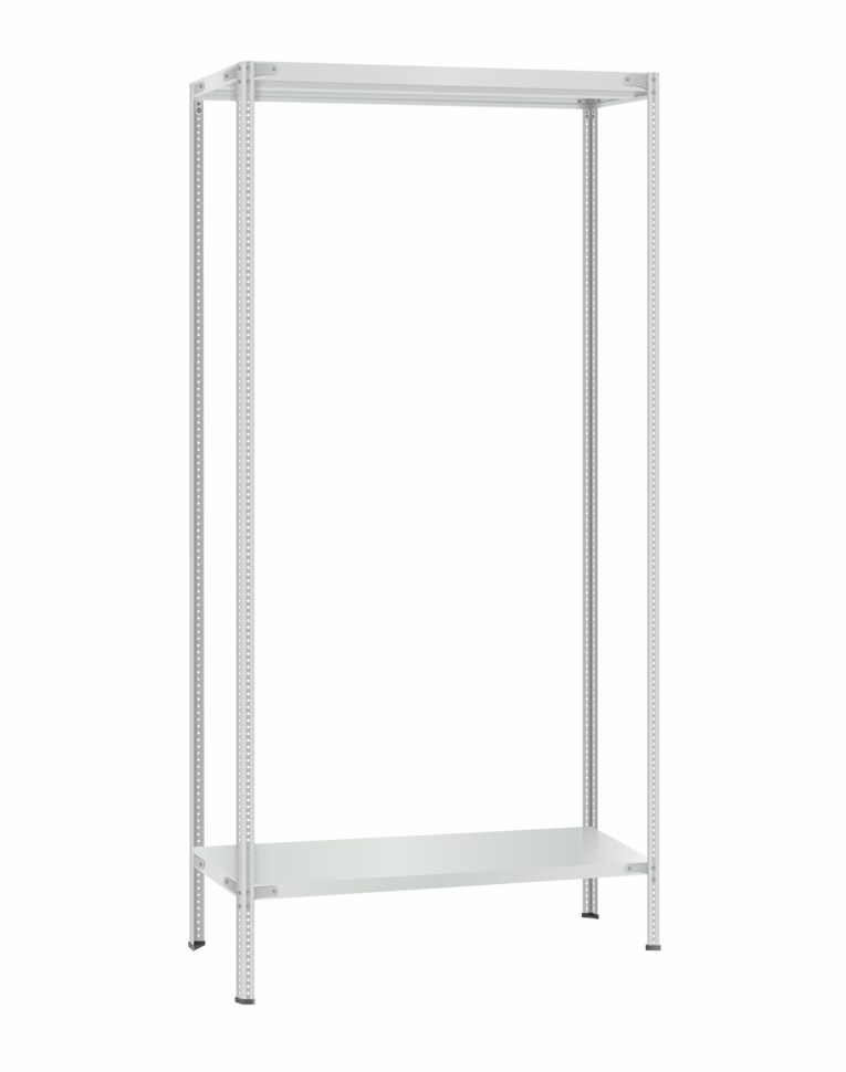 Стеллаж металлический Титан МС-500 2300х1000х600 2 полки купить в Смоленске Стеллаж металлический Титан МС-500 2300х1000х600 2 полки купить в Смоленске