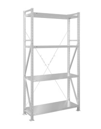 Стеллаж MS U 3000x700x500 4 полки (300 кг, металл)